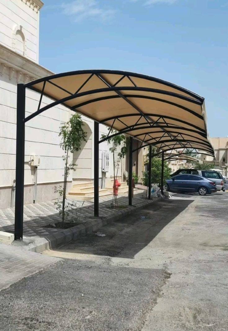 مظلات سيارات هرمية | مظلات وسواتر نجران